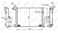 NRF Radiateur 50221