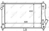 NRF Radiateur 59054