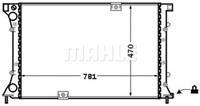 mahleoriginal MAHLE ORIGINAL Wasserkühler BEHR CR 1505 000S Kühler,Motorkühler NISSAN,OPEL,RENAULT,PRIMASTAR Bus X83,PRIMASTAR Kasten X83