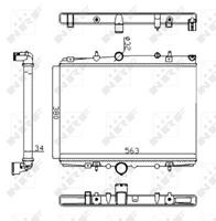 NRF Radiateur 58303A