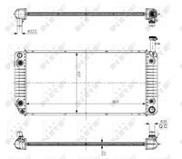 NRF Radiateur 56093