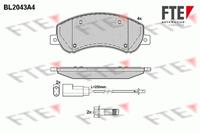 FTE Remblokken set BL2043A4