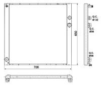 NRF Radiateur 53100