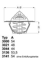 Thermostat, Kühlmittel Wahler 3044.90D1