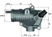 Mahle Thermostaat, koelvloeistof TH1187