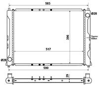 Radiator nrf 50129