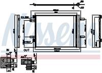 Nissens Condensor, airconditioning 941091