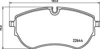 Brembo Remblokkenset, schijfrem P85173