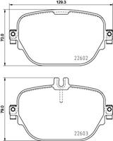 Hella Remblokkenset, Schijfrem 8db 8DB355031711