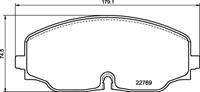 Brembo Remblokkenset, schijfrem P85176