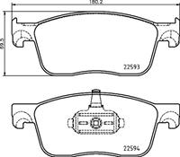 Hella Pagid GmbH Brake Pad Set, Disc Brake 8db 8DB355031541