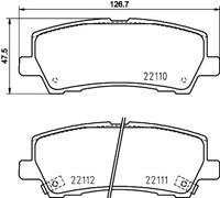 Hella Pagid GmbH Brake Pad Set, Disc Brake 8db 8DB355036441