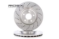 RIDEX Bremsscheibe Vorderachse 82B1115 Bremsscheiben,Scheibenbremsen MERCEDES-BENZ,CLS (C218),CLS Shooting Brake (X218)