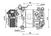 Mahle Air Compressor Hyundai ACP1460000P
