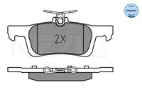 MEYLE Bremsbelagsatz FORD 025 228 0714 2123543,2272734,KTH1BC2M007AA KTH1BC2M007AB,KTH1BC2M007AC,KTK1BC2M007AB,2096245,2112004