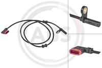 Sensor, Raddrehzahl Hinterachse rechts ABS 30080