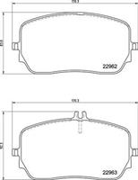 Brembo Remblokkenset, schijfrem P50149