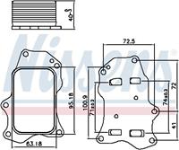 Ölkühler, Motoröl Nissens 91234