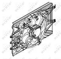 fiat Koelventilatorwiel 47594