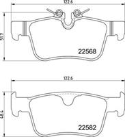 Brembo Remblokkenset, schijfrem P86030