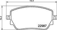 Brembo Remblokkenset, schijfrem P50148