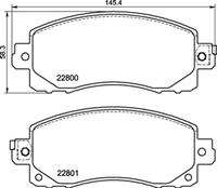 Brembo Remblokkenset, schijfrem P78028