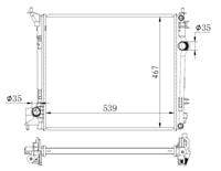 NRF Radiateur 59271