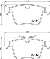 Brembo Remblokkenset, schijfrem P36037