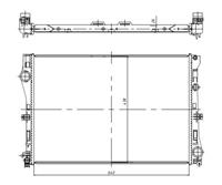 NRF Radiateur 50040