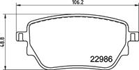 Brembo Remblokkenset, schijfrem P50151