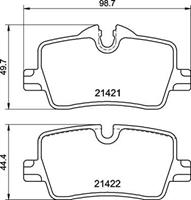 Brembo Remblokkenset, schijfrem P06113