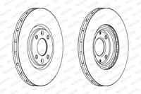 Ferodo Remschijf DDF1676C