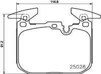 Hella Pagid GmbH Remblokkenset, schijfrem 8DB355025771