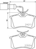 Hella Pagid GmbH Remblokken set 8DB355013131