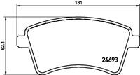 Hella Pagid GmbH Remblokken set 8DB355013961