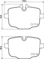 Hella Pagid GmbH Remblokkenset, schijfrem 8DB355024921