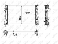 NRF Radiateur 58492