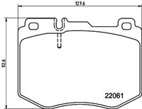 Hella Pagid GmbH Remblokkenset, schijfrem 8DB355037971