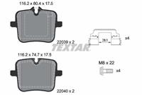 Textar Remblokkenset, schijfrem 2203901