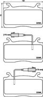 Hella Pagid GmbH Remblokkenset, schijfrem 8DB355039301