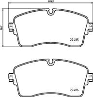 Hella Pagid GmbH Remblokkenset, schijfrem 8DB355039321