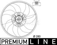 Lüfter, Motorkühlung BEHR MAHLE CFF 165 000P