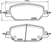 Brembo Remblokkenset, schijfrem P28097