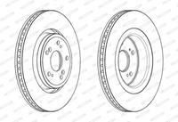 Ferodo Remschijf DDF2657C