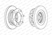 Ferodo Remschijf FCR139A