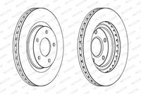 Ferodo Remschijf DDF1624C