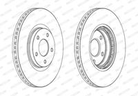 Ferodo Remschijf DDF1724C