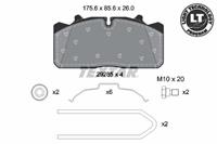 Textar Remblokkenset, schijfrem 2928503