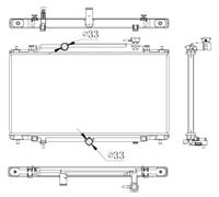 NRF Radiateur 550012