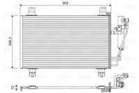 Valeo Condensor, airconditioning 822589